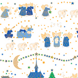 HOLIDAY MINIS 26602 Z Nativity White Turnowsky Quilting Treasures