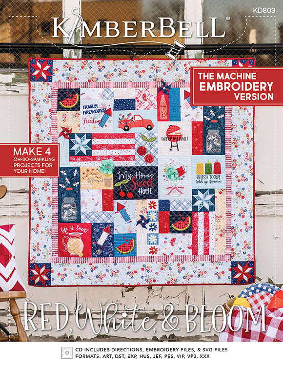 KIMBERBELL KD809 RED WHITE AND BLOOM Book & CD