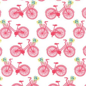 ACREAGE 45503 14 Bicycles Garden Pink Shannon Orr Moda