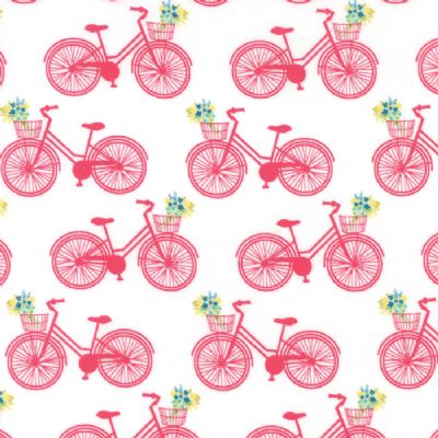 ACREAGE 45503 14 Bicycles Garden Pink Shannon Orr Moda