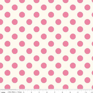 SWISS DOTS C620 70 Medium Dots Hot Pink Riley Blake