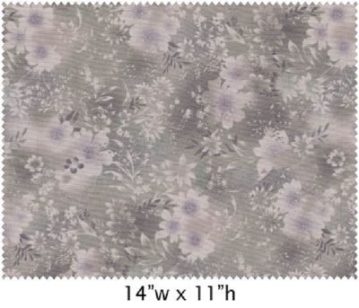 SERENITY BASICS 90032 D Floral Lavender Diawabo FAT QUARTERS