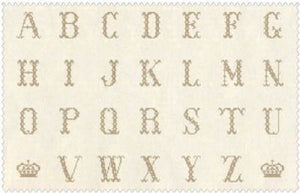 X-STITCH ALPHABET LHC09016 NOI Alphabet Noire Lakehouse Dry Goods