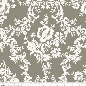 LOST & FOUND 2 C3692 Damask Grey My Mind’s Eye Riley Blake