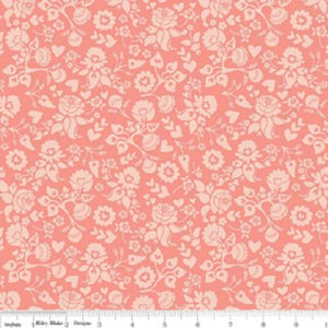 LOST & FOUND LOVE C4203 Floral Pink My Mind’s Eye Riley Blake Designs