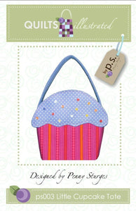 QIPS 003 Little Cupcake Tote Penny Sturges Quilts Illustrated