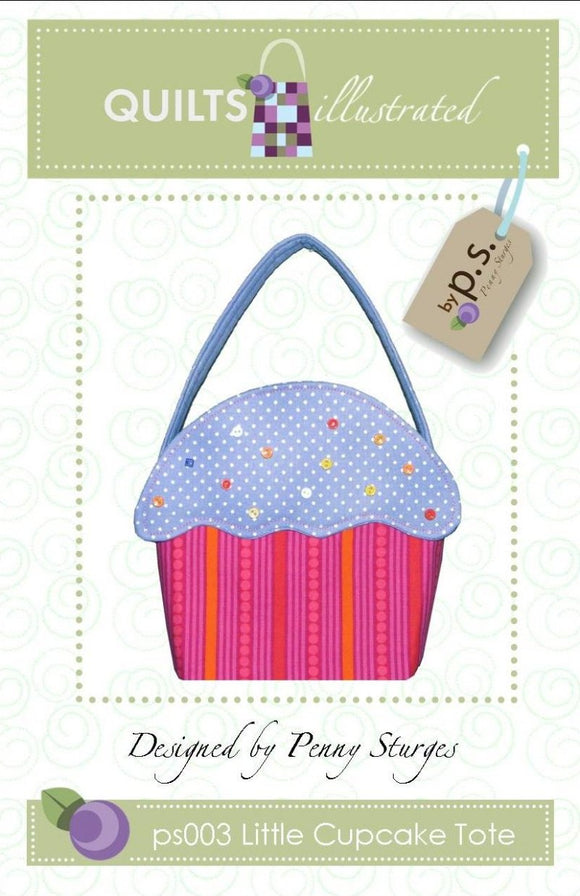 QIPS 003 Little Cupcake Tote Penny Sturges Quilts Illustrated