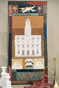 NAUVOO TEMPLE HSN152 Wallhanging Pattern Jodi Warner Hearthsewn