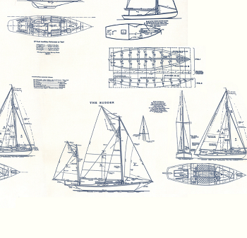 PASSPORT SHIPS 14564 13 Etchings Ships 3 Sisters MODA