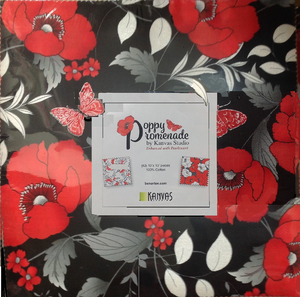 POPPY PROMENADE PPY 10 Pack 10 inch Squares Kanvas