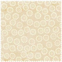 BISCOTTI 22223-BEI1 Flowers Linda Maron Spectrix FAT QUARTER