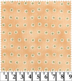 DANDELION DAYDREAM 8015-C Dots, Apricot, Maywood