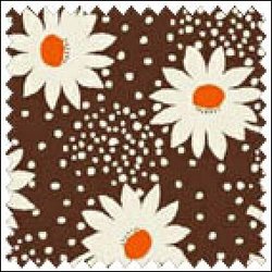 FEED SACK VI 30911-8  Floral Brown Windham