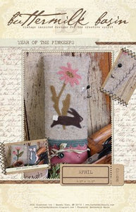 YEAR OF THE PINKEEPS BMB1173 BOM April Pincushions Buttermilk Basin