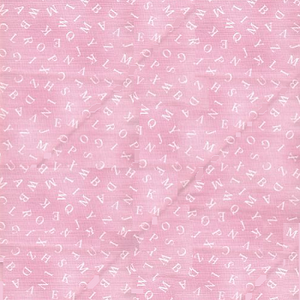 SOLITAIRE SOFTS 3204 P Pink Alphabet Maywood