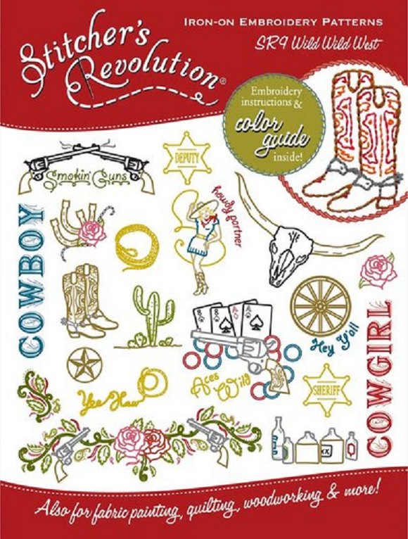 WILD WILD WEST SR9 Embroidery Patterns Stitcher’s Revolution Colonial Patterns